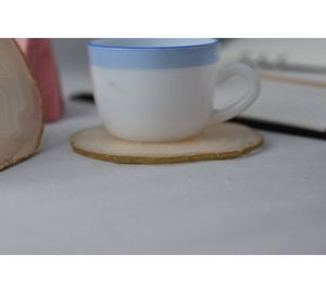 Luxury Gold Edge Resin Round Eco-Friendly <b>Coaster</b> <b>Set</b> - Product Image 6