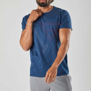 Custom Logo Men's Breathable Solid Plus Size Winter Gym T-Shirt Quick Dry Fitness Training Sports <b>Button</b> Front Wholesale - Product Image 4