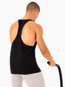 Débardeur tricoté personnalisé pour homme, col rond, couleur unie, sportif, 100 % coton, respirant, séchage rapide, écologique, pour la gym et la musculation - Product Image 3