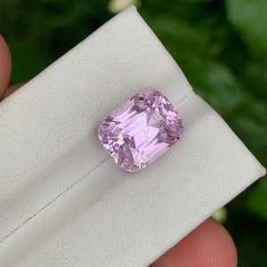 Kunzite naturelle en vrac, forme coussin, pierre précieuse rose facettée, qualité supérieure, pour la fabrication de bijoux - Product Image 3