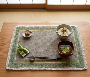 Premium Cotton Table Mat For Dining Table Heat Resistant <b>Placemat</b> Reusable Table Mat OEM Wholesale for Worldwide Export - Product Image 4