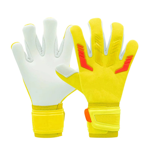 Gants de gardien de but de football professionnels en latex respirant, antidérapants, à doigts entiers, avec fermeture auto-agrippante pour l'entraînement au football - Product Image 6