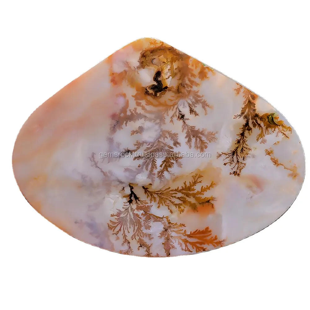 Semimulia alam batu permata kuarsa Dendrite indah bentuk campuran dan ukuran batu permata kuarsa longgar untuk membuat perhiasan dan DIY