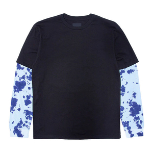 เสื้อยืดผู้ชายคอตตอนหนาน้ำหนักมาก พิมพ์ลายกราฟิก แขนยาว สไตล์วินเทจ ผ้าสองชั้น ขนาดใหญ่พิเศษ - Product Image 3