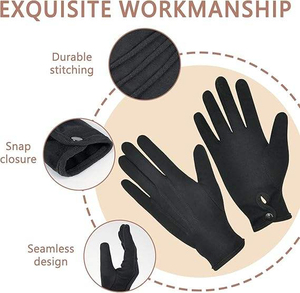 Kids <b>Long</b> Satin <b>Gloves</b> for Party Performances Birthday Dress-Up Princess Dance Dressing <b>Gloves</b> For Women - Product Image 3