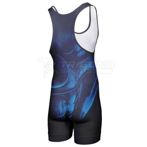 Singlet de performance pour homme en sublimation – Spandex/Polyester, écologique, séchage rapide, design graphique personnalisé, coupe confortable TRIGONO - Product Image 2