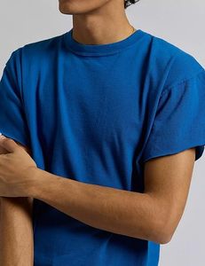 Camiseta Oversize Corta y Holgada para Hombre, Estilo Urbano Casual de Verano, Manga Corta de Algodón, Venta al por Mayor para Proveedores - Product Image 4