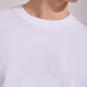 T-shirt d'été sportif tendance avec broderie, épaules tombantes, col rond, couleur personnalisable, prix usine bas, vente chaude - Product Image 3
