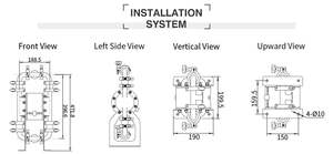 GODO QBW3-25 Bomba de diafragma de alta potência Bomba de sucção de ar pequena para alimentos líquidos Bomba de tratamento de água potável com suporte OEM personalizável - Product Image 6