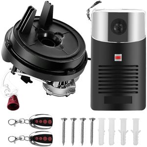 250 N ascensore elettrico apriscatole a rulli 110V Auto Garage rullo porta Kit con 2 telecomandi per Garage e negozi - Product Image 1