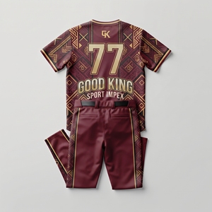 Uniforme de Equipo Sublimado Personalizado, Jersey con Cuello en V para Hombre, Pantalones, Ropa Deportiva de Club Personalizada, Fabricante OEM ODM, Venta al Por Mayor Alibaba - Product Image 3