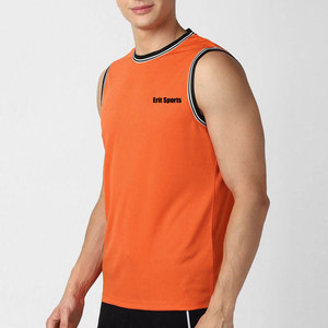 Vêtements de fitness, débardeur de gym, tricoté, respirant, séchage rapide, haute qualité, 100% coton, pour hommes - Product Image 4