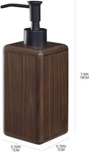 Ensemble de vanité en bois écologique de conception exclusive, six pièces, porte-brosse à dents, gobelet, porte-savon - Accessoires de salle de bain de luxe modernes - Product Image 5