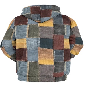 Sudadera con Capucha Personalizada para Hombre, con Estampado Completo, Capucha con Cordón, Mangas Largas, Ropa Urbana para Actividades al Aire Libre - Product Image 2