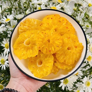 Piña Deshidratada Suave Más Vendida, Dulce y Masticable Natural, Precio de Fábrica al Por Mayor, Anillos de Piña Deshidratada Baja en Azúcar Más Vendidos - Product Image 6