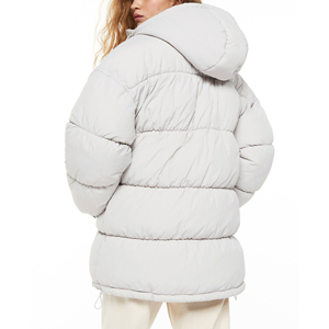 New Style Puff Hooded Reversible Waterproof Winter <b>Coat</b> Custom Logo OEM Bubble <b>Women</b> Oversized <b>Camo</b> Knitted - Product Image 3