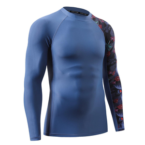 <b>Custom</b> <b>Compression</b> <b>Shirt</b> Rash Guard Moisture Wicking Tight Fit Gym <b>Shirt</b> for Men Women Sports Wear - Product Image 3