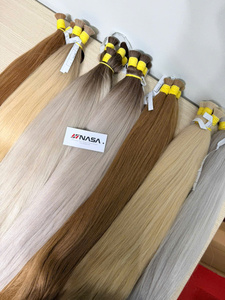 Extensiones de Cabello Humano NASA, Cabello Vietnamita Virgen a Granel, Doble Trama a Máquina, Puntas Completas, Todos los Colores, Tejido Liso - Product Image 2