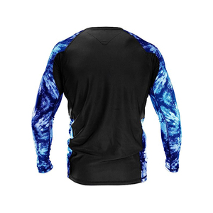เสื้อแรชการ์ดสำหรับว่ายน้ำแบบยูนิเซ็กซ์ ป้องกันรังสียูวี UPF 50 แขนยาว แห้งเร็ว ระบายอากาศได้ดี เป็นมิตรกับสิ่งแวดล้อม เหมาะสำหรับเล่นน้ำชายหาด เล่นเซิร์ฟ ดำน้ำตื้น - Product Image 4