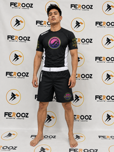Ensemble de vêtements de sport pour homme : haut de compression à manches courtes et short assorti - Product Image 5