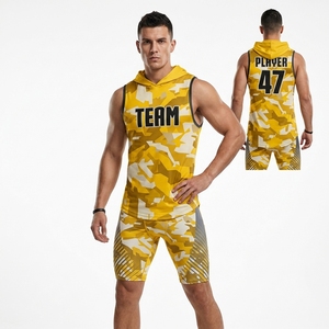 Sleeveless Adult Winter 7v7 Football Jersey Set OEM Service Custom Logo Sublimation Design 100% Polyester Team Uniforms - Product Image 2