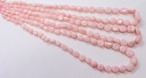 AAA Natural Pink <b>Opal</b> Smooth Uneven Shape Nuggets 7-10 MM <b>Opal</b> Gemstone Beads 18 Inch Strand With Fish Lock Smooth Pink <b>Opal</b> - Product Image 6