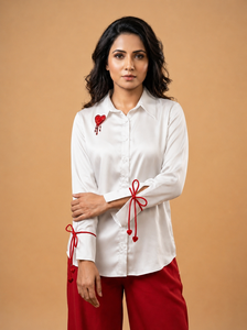 Camisa Elegante de Algodón para Mujer, para Comodidad Diaria y Estilo Casual Elegante, Compre Directamente del Proveedor - Product Image 3