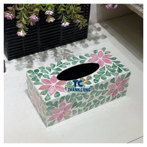 Fabricant professionnel de boîtes à mouchoirs en nacre, utilisation festive haut de gamme, porte-boîte à mouchoirs RAMADAN, Vietnam - Product Image 1