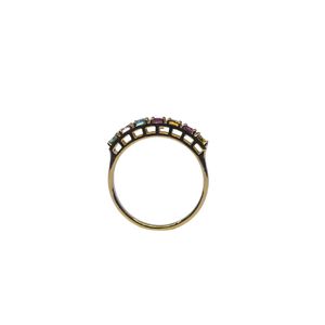 Wedding Wear 925 Sterling <b>Silver</b> Gold Plated Jewelry Morganite <b>Emerald</b> Diamond Gemstone Women Wear Classic <b>Ring</b> - Product Image 5