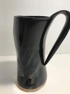 Mug à boire en corne sculptée en forme de marteau de Thor, écologique, pour usage domestique - Product Image 5