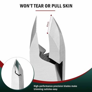 ที่ตัดหนังกำพร้าแบบแม่นยำ สแตนเลสสตีลคมพิเศษ สำหรับทำเล็บและตัดเล็บขบ - Product Image 3