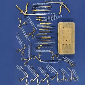 Ensemble d'instruments FESS pour chirurgie endoscopique manuelle des sinus, en acier inoxydable allemand, certifié CE, pour usage clinique Pentax - Product Image 2