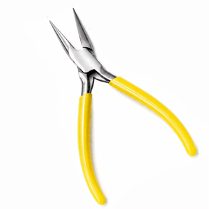 Precision Tapered Nose Pliers Stainless Steel Yellow Grip for Jewelry Making DIY Tools 128mm Custom Jewelry Pliers Manufacturer - Product Image 4
