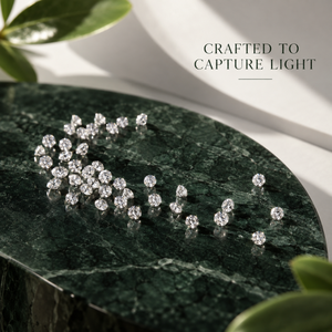 Diamants de laboratoire taillés avec précision |   Collections de pierres de diamant rondes brillantes, couleur GH, clarté VS, 0,004-0,008 CT, 0,8-1,2 MM, pierres détachées - Product Image 4