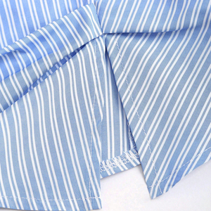 Blusa a Rayas de Manga Corta al por Mayor 2026, Camisas Ajustadas con Cuello en V para Mujer, Blusas Elegantes de Verano para Oficina - Product Image 4