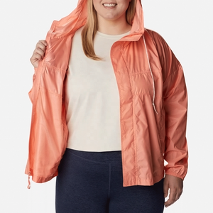 Unisex Lightweight Hooded Windbreaker Jacket <b>Waterproof</b> Outdoor Casual Sun Protection Sportwear Zip <b>Coat</b> Plus Size Outerwear - Product Image 2