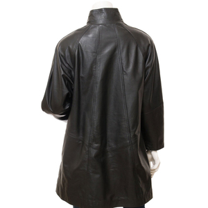 Chaquetas de Cuero para Mujer, Nuevas, Elegantes, Casuales, de Color Sólido, Chaqueta de Cuero Genuino para Mujer, Súper Calidad, Precio Accesible - Product Image 2