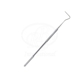 เครื่องมือตรวจฟันม้า ปลายบาง ทำจากสแตนเลส ขนาด 15 นิ้ว สำหรับการตรวจฟันและการดูแลช่องปากม้า - Product Image 3