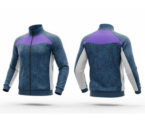 Custom Printed Full Zip Sports Training Jacket Running and Fitness Wear Warm Breathable Quick Dry | Sizes Men Women Youth - Product Image 5