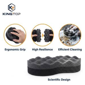 Aplicador de Brillo para Neumáticos Premium Hex Grip con Logotipo Personalizado, Esponja de Alta Densidad Ecológica y Suave para Detallado de Autos, Aplicación de Cera en Ruedas - Product Image 4
