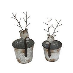 Escultura de Reno Metálica Hecha a Mano de Alta Calidad, Decoración Moderna para el Hogar, Adorno Festivo para Navidad y Bodas, Ecológico y Atractivo - Product Image 2
