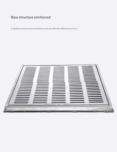 Grille de vidange carrée en acier inoxydable ABS, <span class=keywords><strong>prix</strong></span> d'usine, 9 pouces, 12 pouces, anti-UV, pour spa encastré, couleur blanche - Product Image 4