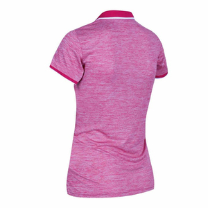 Camiseta Polo de Mujer, Manga Corta, Informal, Tejida, Transpirable, 100% Poliéster, Largo Regular - Product Image 3