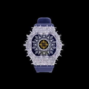 Reloj de Lujo con Diamantes de Moissanita y Cuarzo, con Acabado Premium, para Regalo de Boda o Compromiso, para Ella o Él - Product Image 1