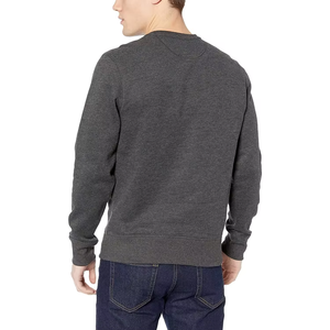 Sweat-shirt en molleton pour homme, coupe décontractée, col rond, avec empiècements, logo personnalisé, haut de gamme, vêtements pour hommes, marque privée, fabricant de vêtements pour hommes - Product Image 2