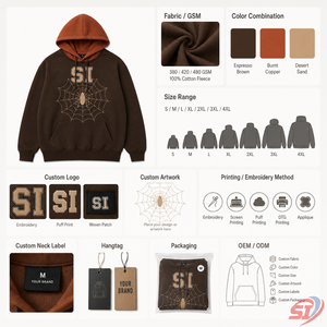 ผู้ผลิตเสื้อฮู้ดดี้ลายแมงมุม แบบสั่งทำพิเศษ เนื้อผ้าหนานุ่ม ทรงปกติ สวมหัว ลายกราฟิก สตรีทแวร์ ผ้าฝ้ายฟลีซ 100% เป็นมิตรกับสิ่งแวดล้อม รับผลิตตามแบบ - Product Image 3