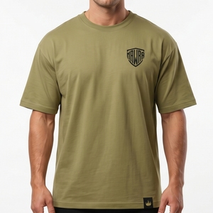 T-shirt à manches courtes pour homme MAWRA, col rond, coupe classique, jersey de coton respirant, vêtement décontracté avec impression de logo - Product Image 1