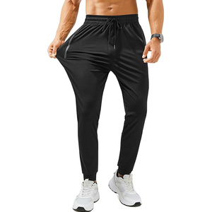 Pantalon de jogging décontracté pour homme, taille haute, léger, séchage rapide, imperméable, extensible, pour la gym et l'entraînement - Product Image 1