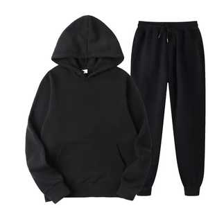 Fashion Heavyweight Oversized Pullover Hoodie Set Tracksuits Custom <b>Jogging</b> Wear Tracksuit - Product Image 5