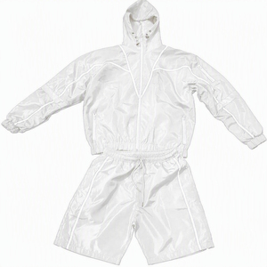 Ensemble veste et short de sport imperméable coupe-vent en nylon pour activités de plein air, tenue de sport streetwear d'été - Product Image 5